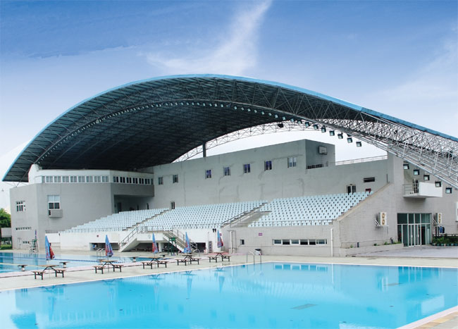 平湖游泳馆网架